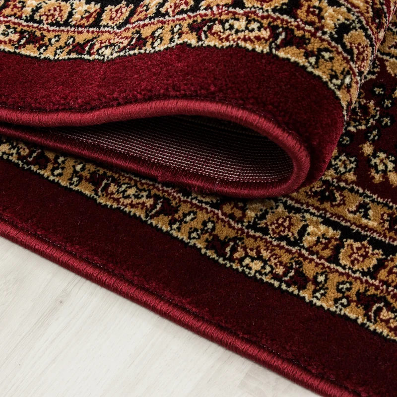 Kurzflor-Teppich Orient – Waschbar & Strapazierfähig | Dicht Gewebt in Premiumqualität