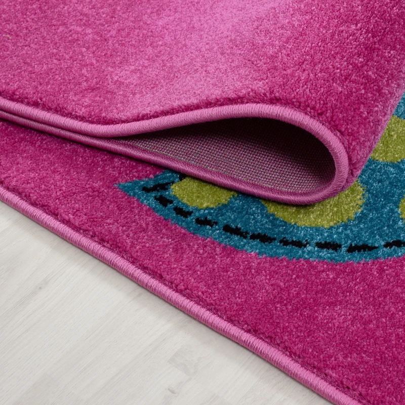 Kinderteppich Eulen-Motiv – Waschbar & Strapazierfähig für Kinderzimmer