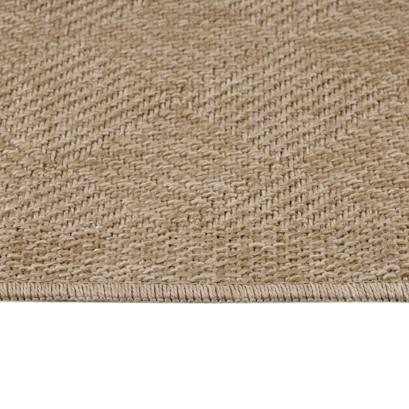 Outdoor-Teppich Uni-Flachgewebe – Puristisch & Waschbar für Balkon