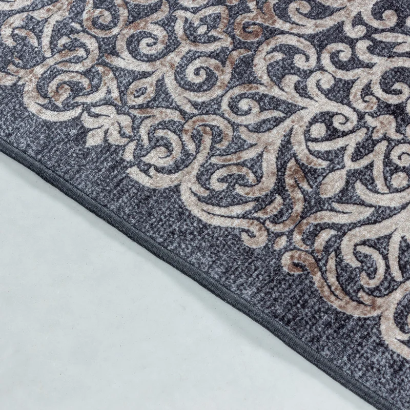 Flachgewebe-Teppich Barock – Waschbar | Besonders Weich & Griffig
