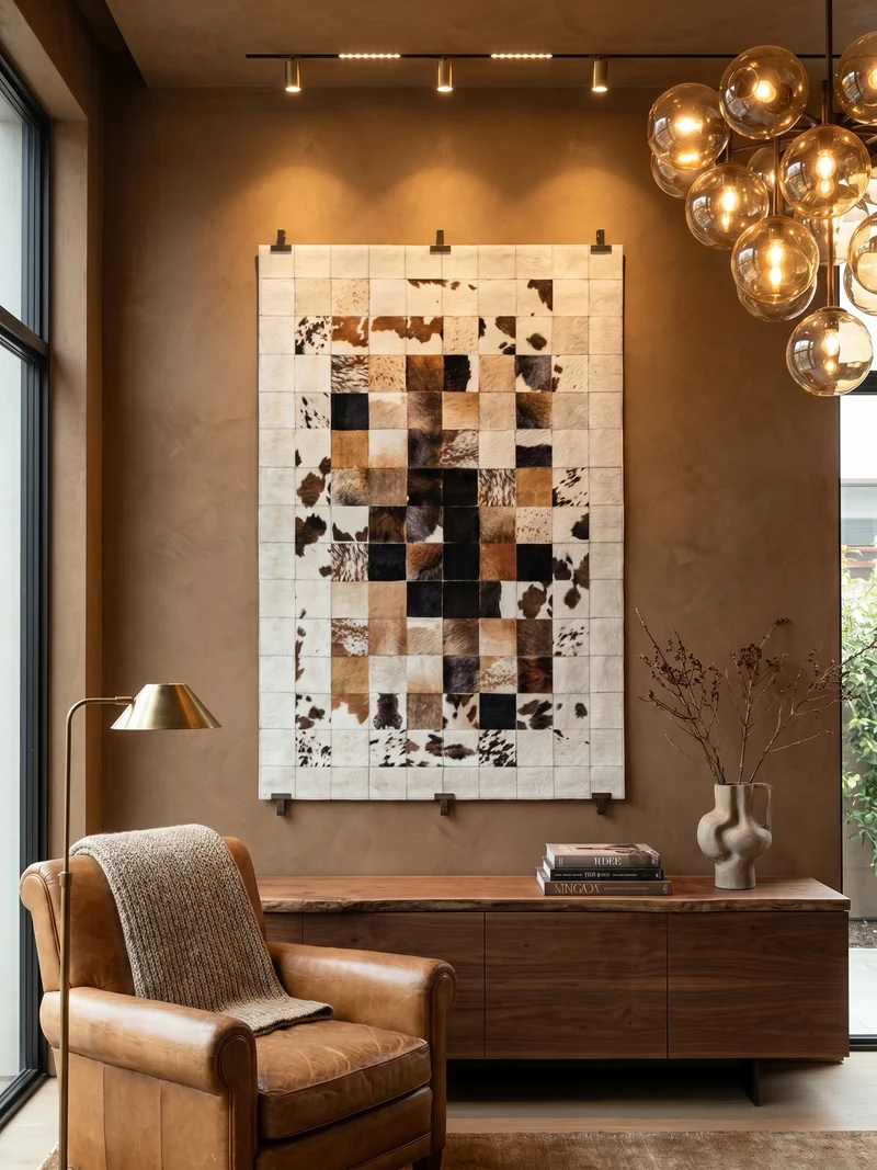 Flachgewebe-Teppich Florales Patchwork – Waschbar & Modern | Maschinenwaschbar bei 30°C