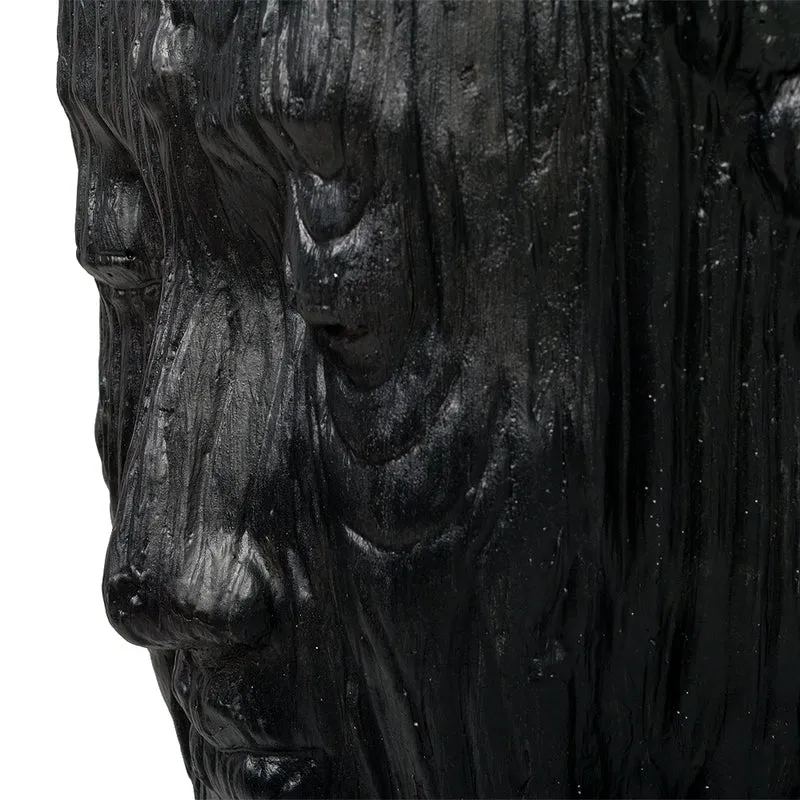 Buddha Kopf BESAR-M ca. H60cm Schwarz
