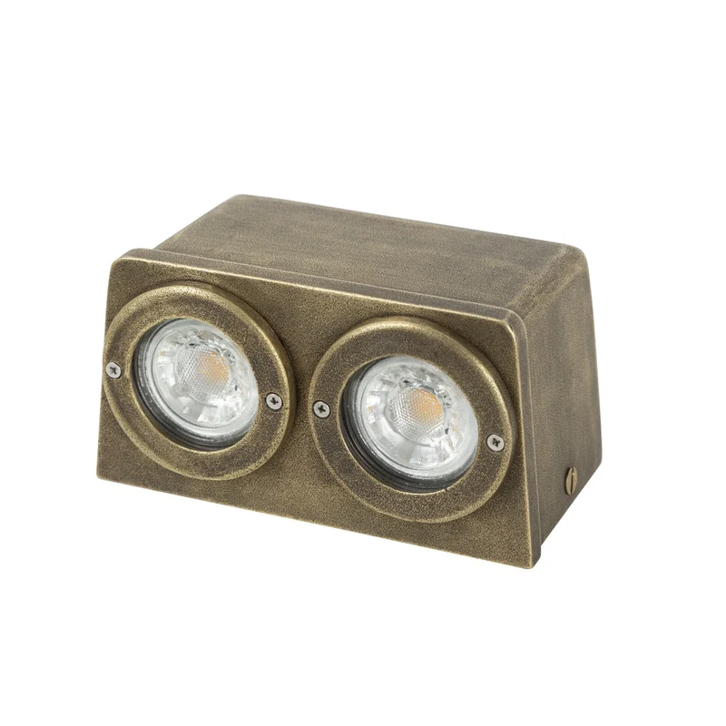 Casa Padrino Jugendstil Hofleuchte 15 x 8 x H. 10 cm - Bronze - Nostalgische Wetterfeste Außenleuchte