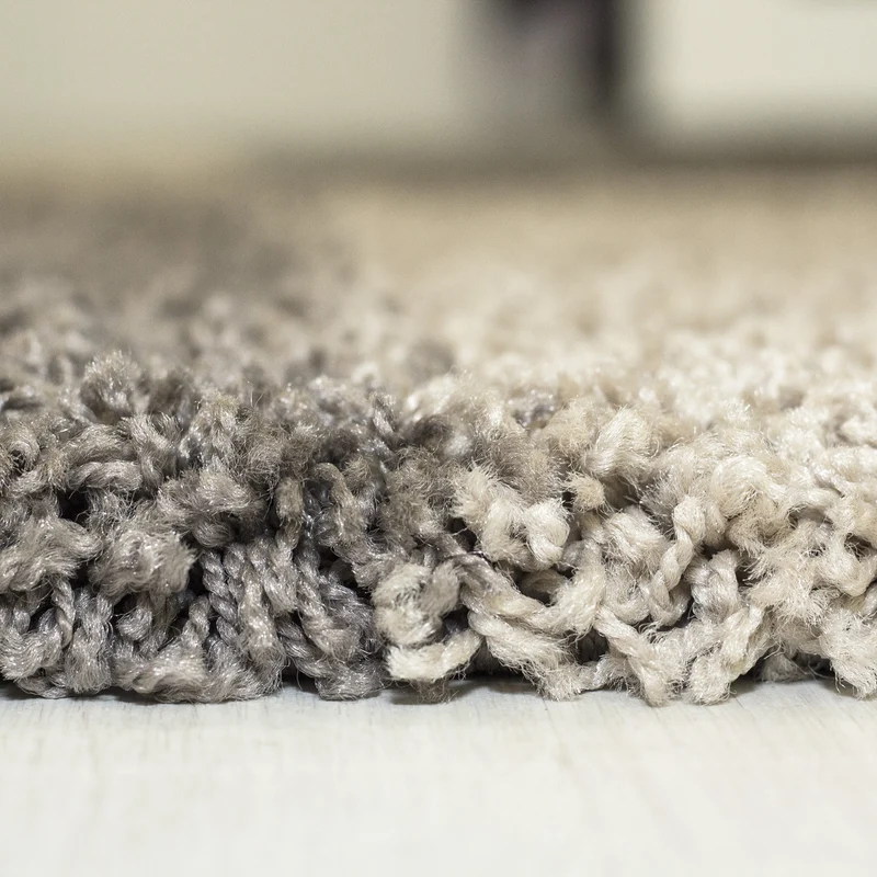 Shaggy Hochflor-Teppich Karo – Waschbar & Flauschig | 3,00 cm Florhöhe für Barfußkomfort