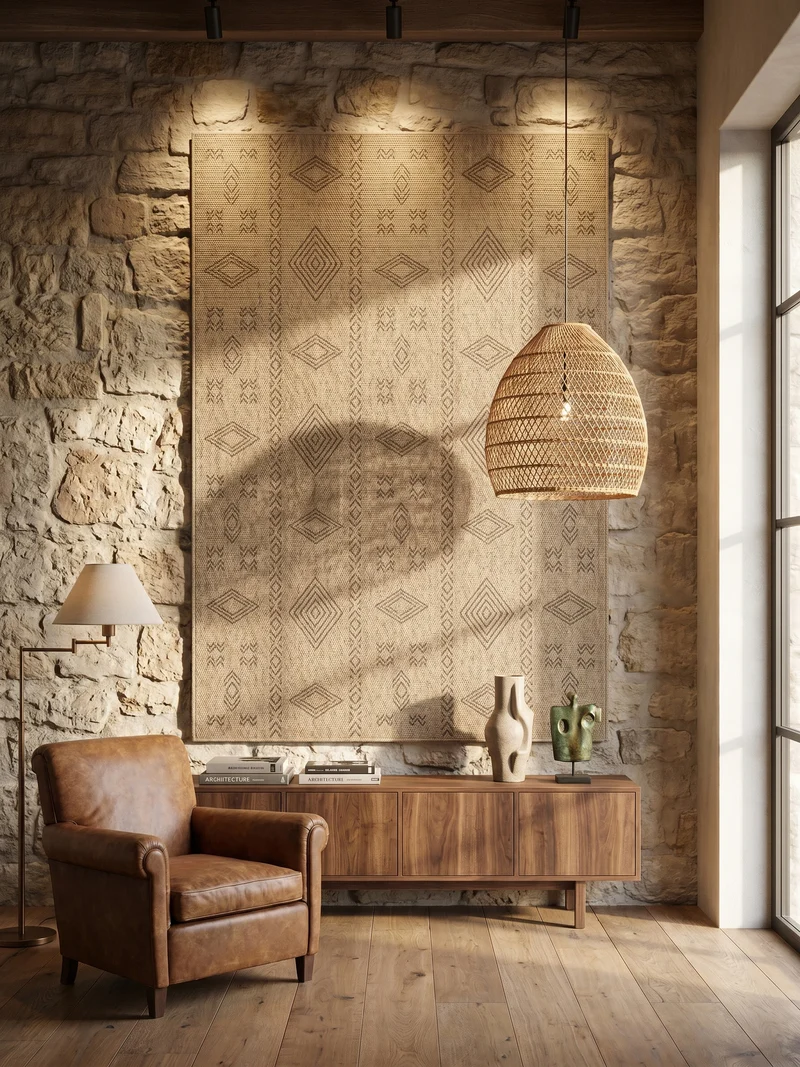 Outdoor-Teppich Sisal-Optik – Waschbar, Natürlich & Robust für Balkon