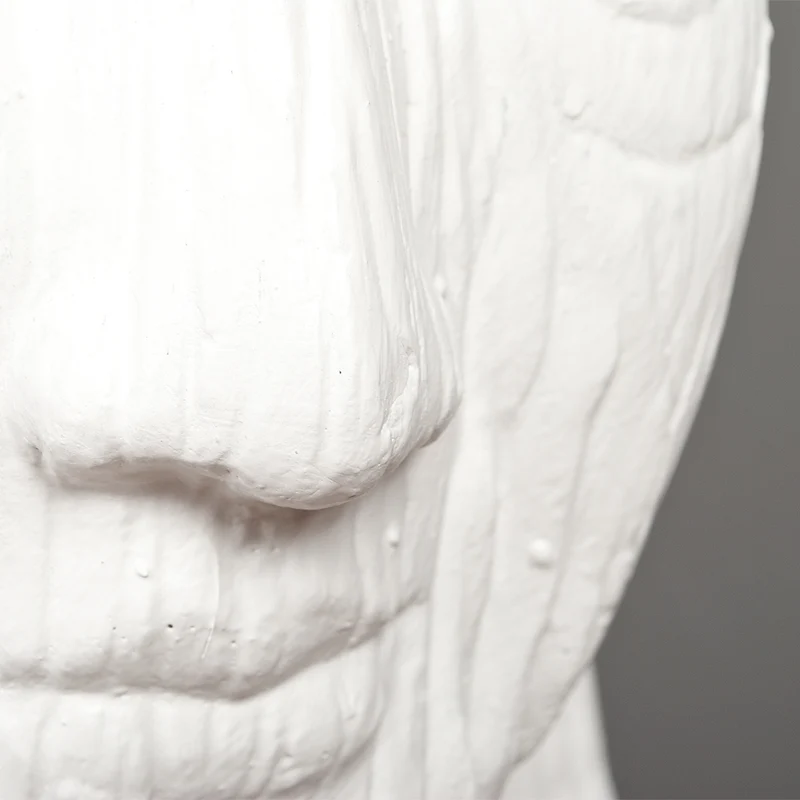 Buddha Kopf GLOWA ca. H70cm White Wash