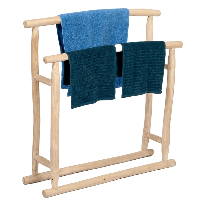 Teak Handtuchhalter HANDUK ca. H90cm Natural