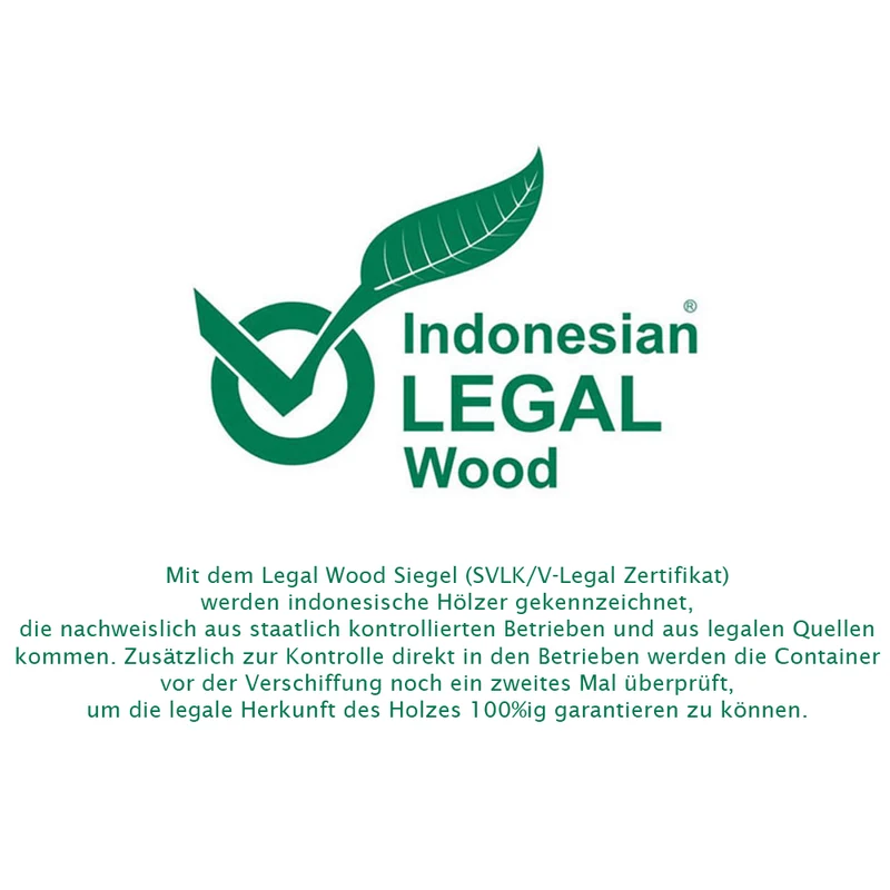 Teak Handtuchhalter HANDUK ca. H90cm Natural