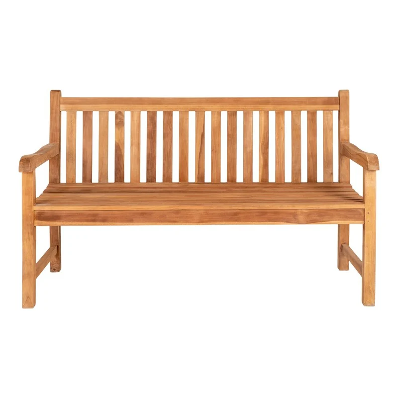 Massive Teak Sitzbank MONTAGNA ca. L150cm Gartenbank