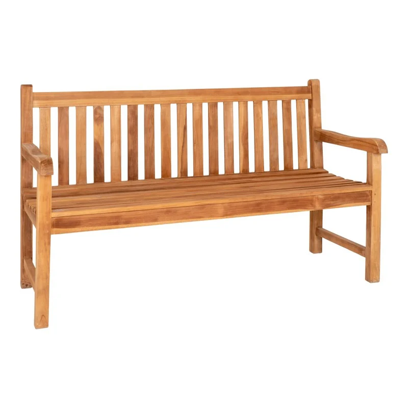 Massive Teak Sitzbank MONTAGNA ca. L150cm Gartenbank