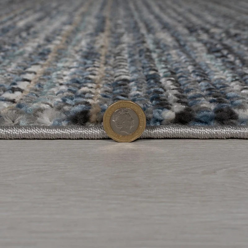 Teppich Streifen-Design, strapazierfähig