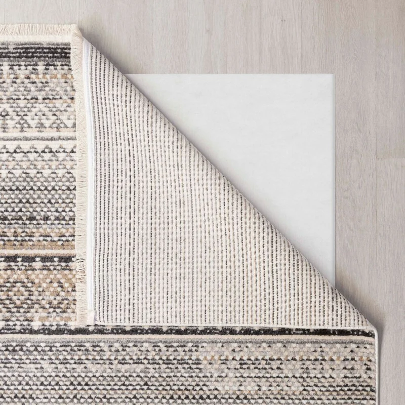 Teppich Streifen-Design, strapazierfähig