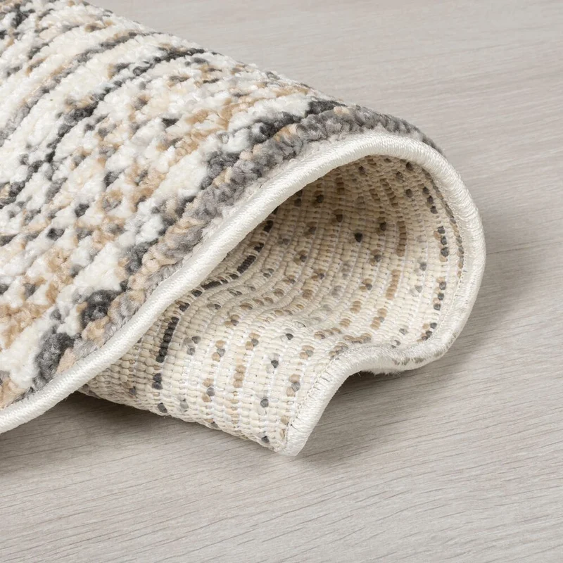 Teppich Streifen-Design, strapazierfähig