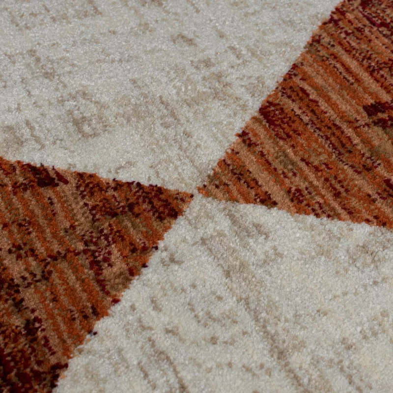 Teppich mit Fransen Geometrisch-Design