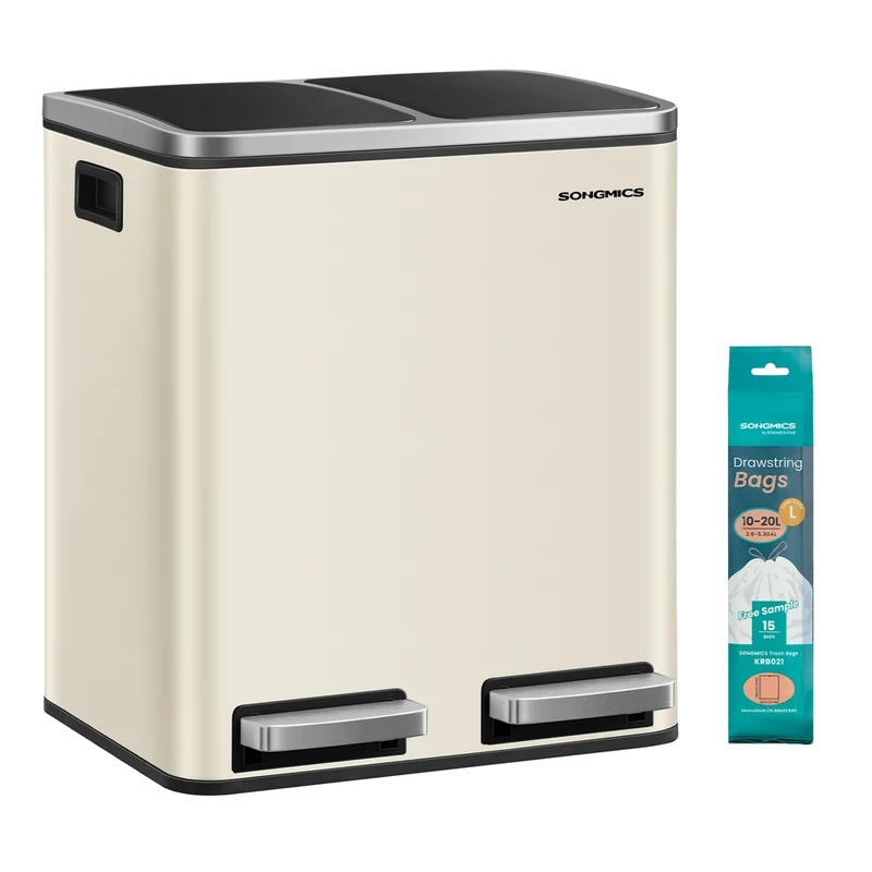 Cubo de Basura de 2 x 15 L