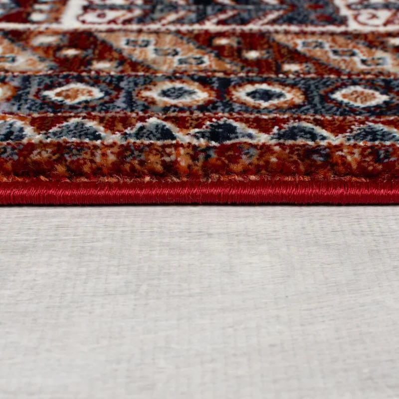 Kurzflor-Teppich Orientgeometrie · 100 % Polypropylen · 8 mm
