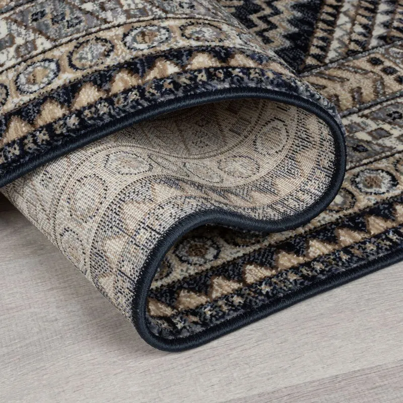 Kurzflor-Teppich Orientgeometrie · 100 % Polypropylen · 8 mm