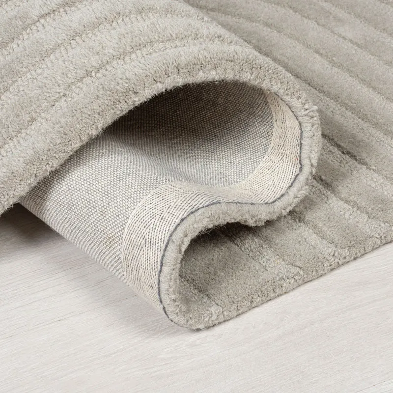 Wollteppich Zen-Relief · 100 % Wolle · 14 mm Mittelflor