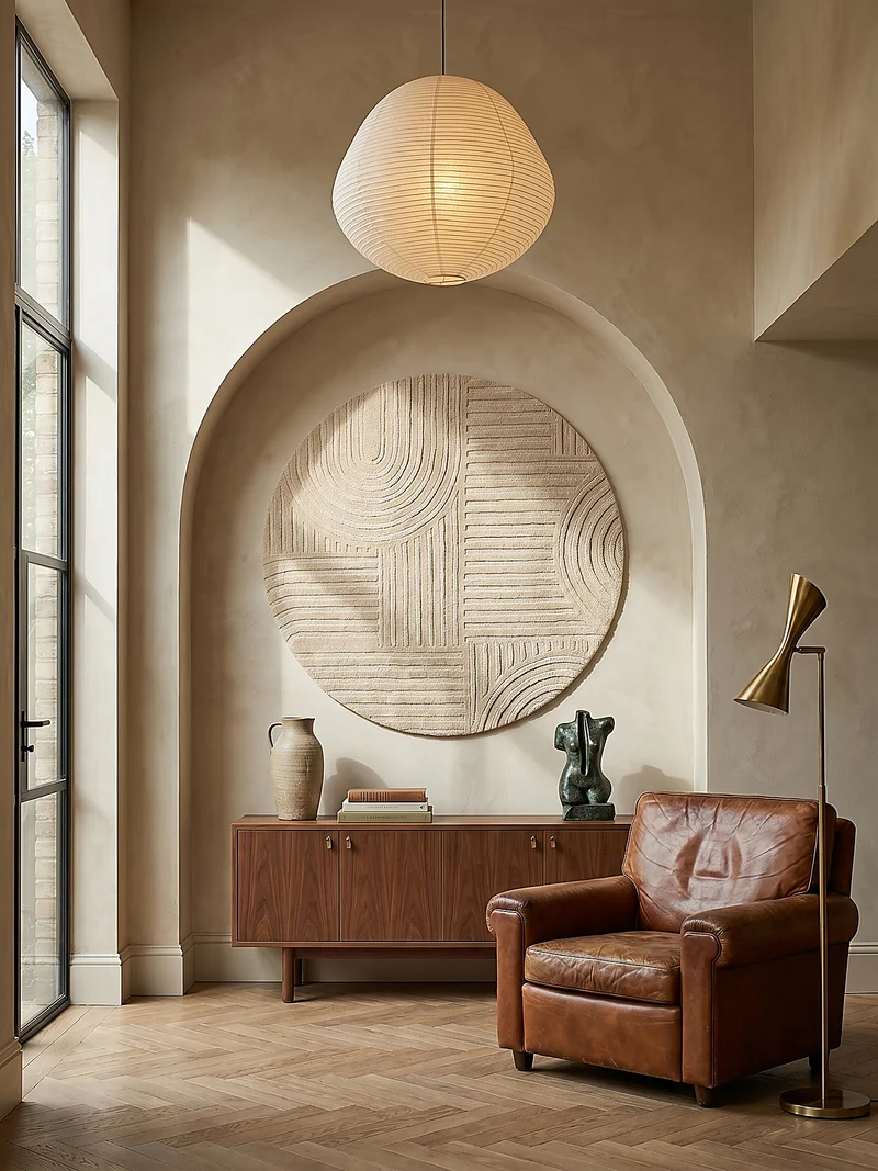 Wollteppich Zen-Relief · 100 % Wolle · 14 mm Mittelflor