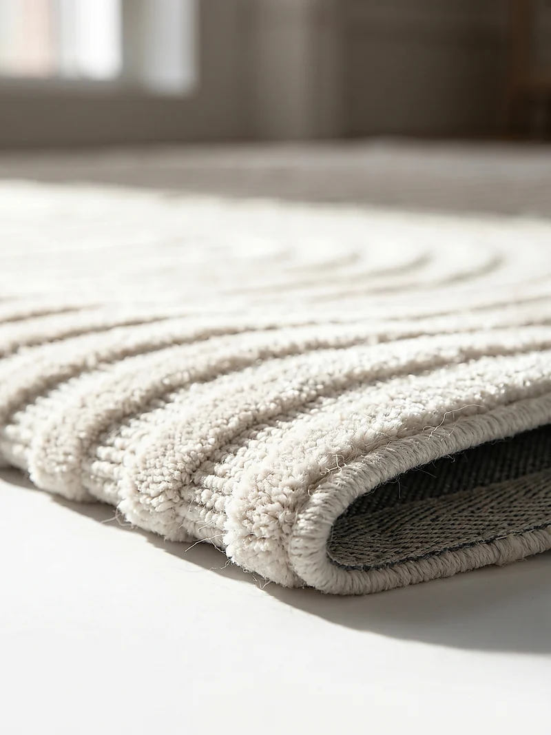Wollteppich Zen-Relief · 100 % Wolle · 14 mm Mittelflor