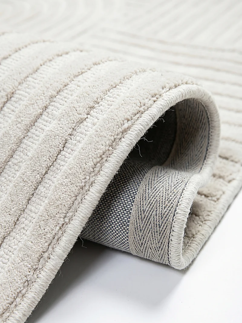 Wollteppich Zen-Relief · 100 % Wolle · 14 mm Mittelflor