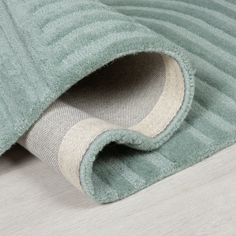 Wollteppich Zen-Relief · 100 % Wolle · 14 mm Mittelflor