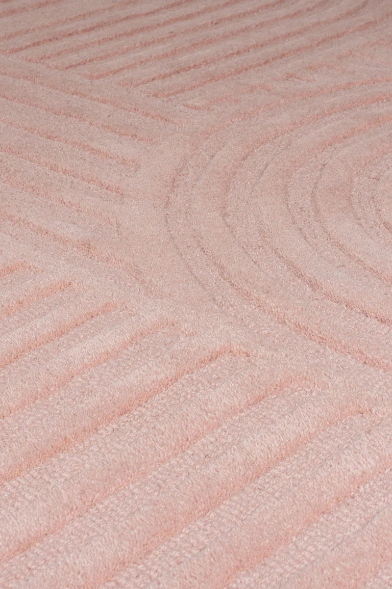 Wollteppich Zen-Relief · 100 % Wolle · 14 mm Mittelflor