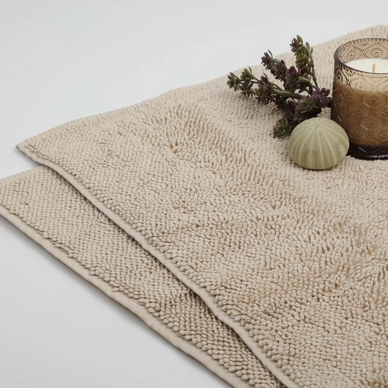 Badteppich Twist Sandbeige