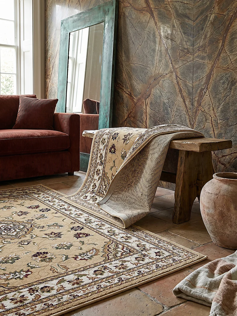 Orientteppich klassisch floral, strapazierfähig