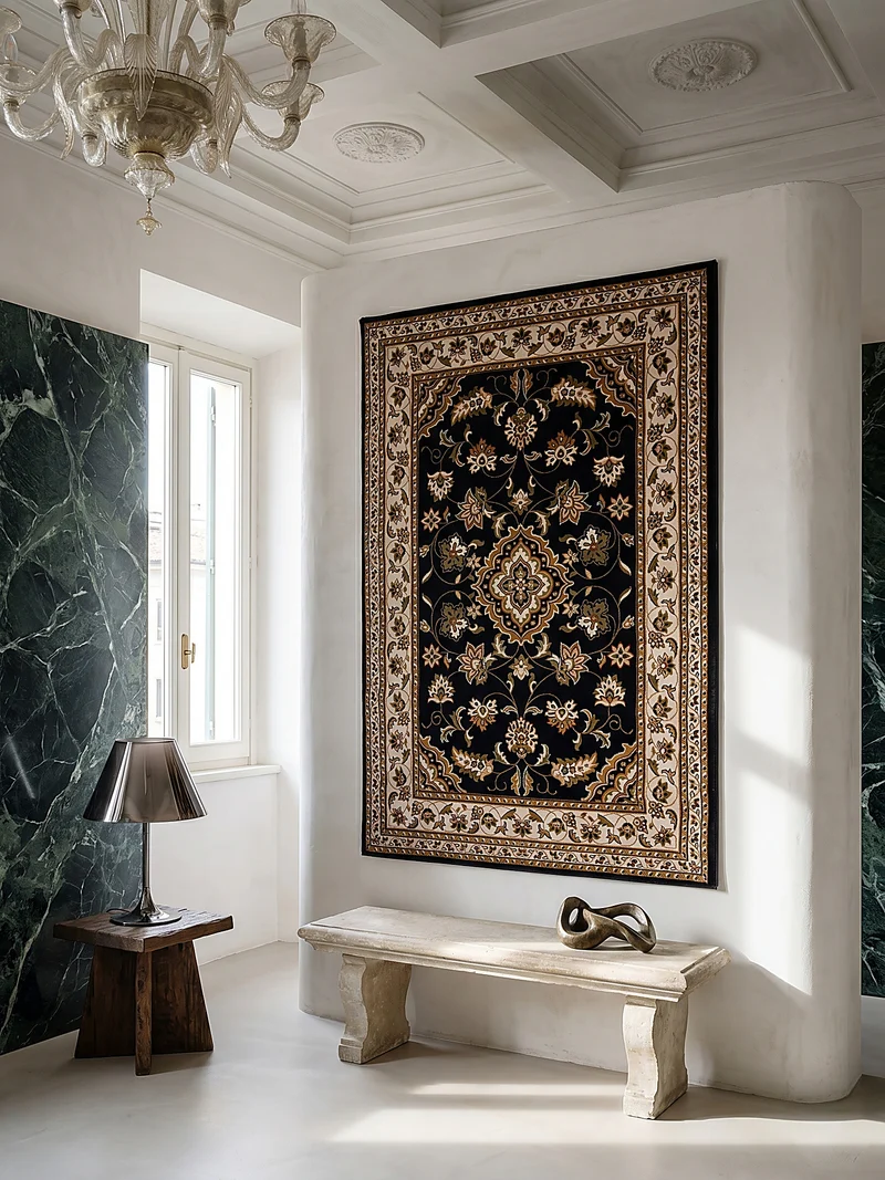 Orientteppich klassisch floral, strapazierfähig