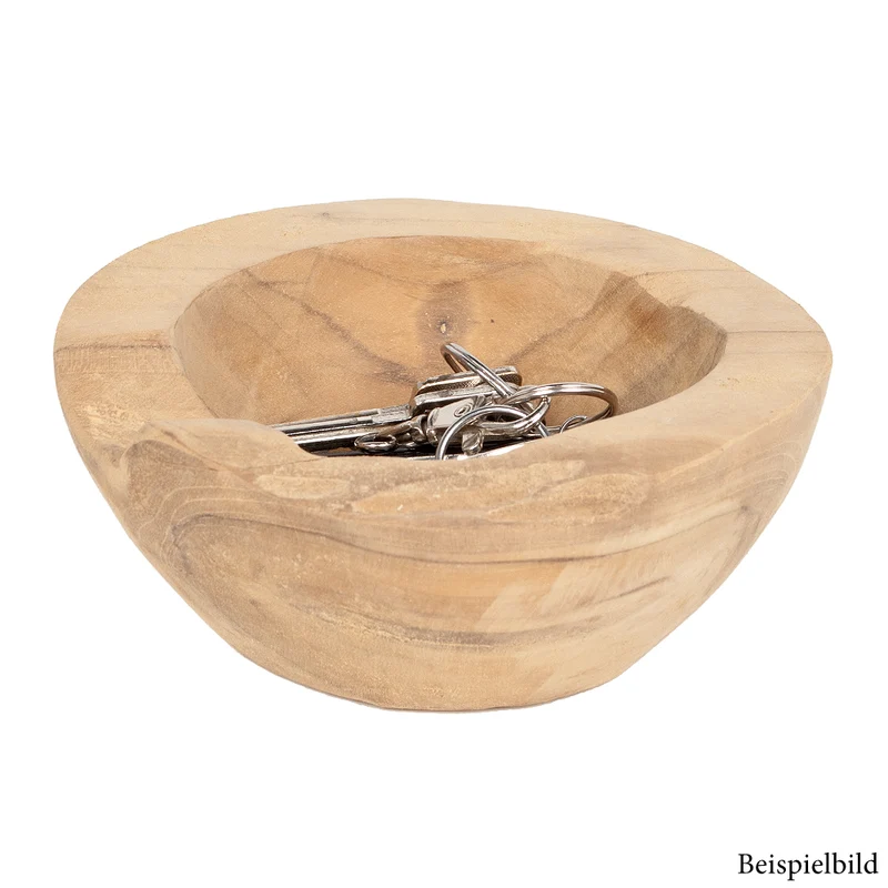 Teak Schale PREMIO ca. D15cm Natural