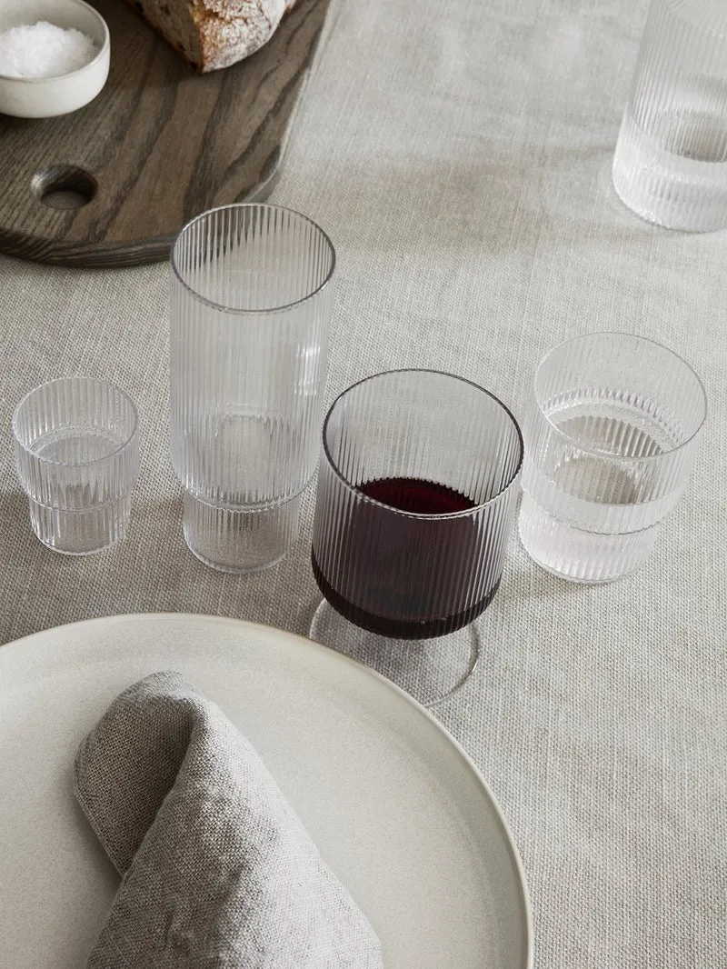 Ferm Living Ripple Wine Glasses