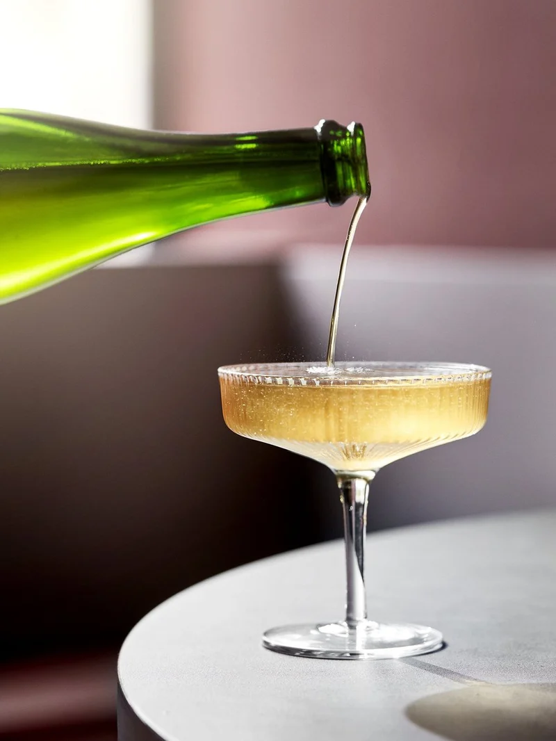 Ferm Living Ripple Champagne Saucers Set of 2