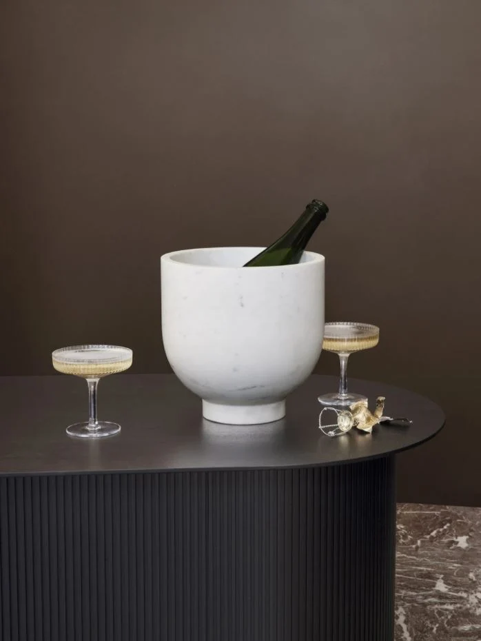 Ferm Living Ripple Champagne Saucers Set of 2