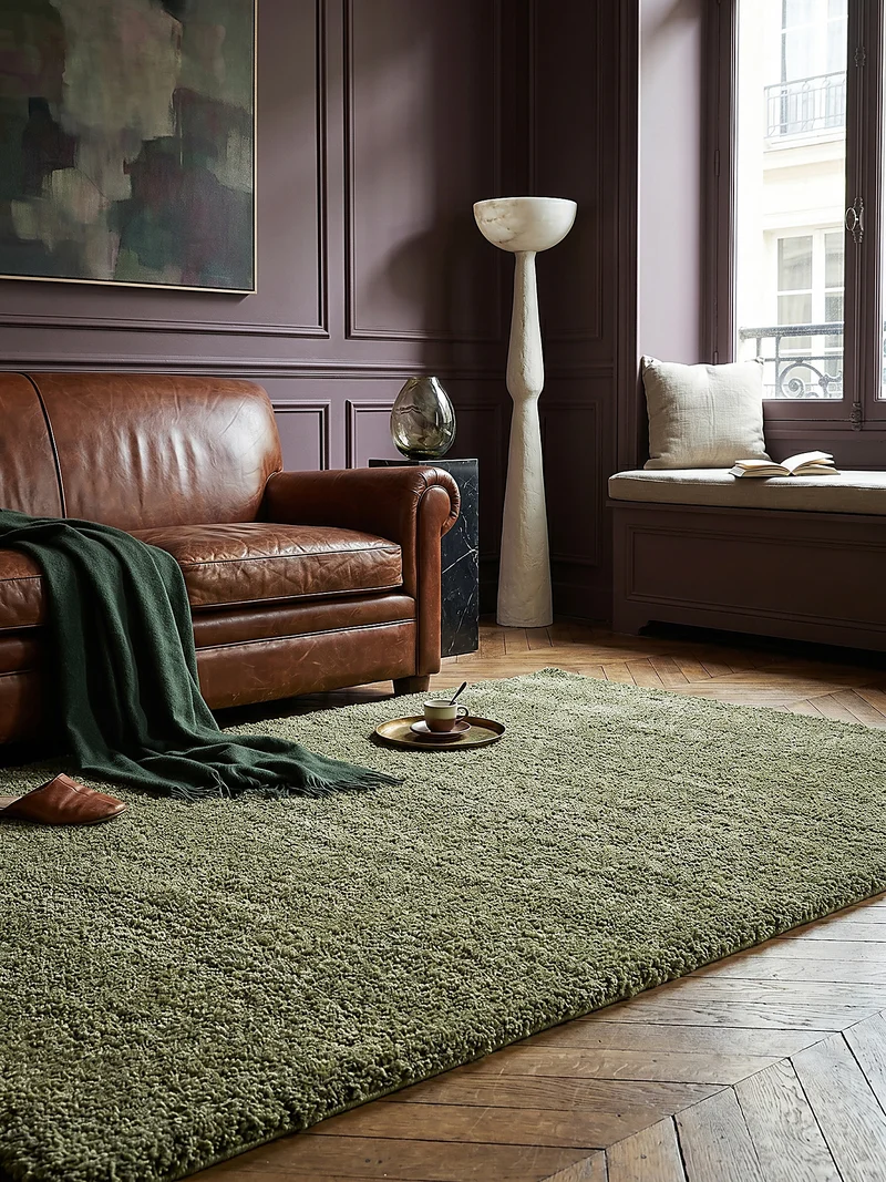 Teppich Hochflor Shaggy-Design, teddyweich