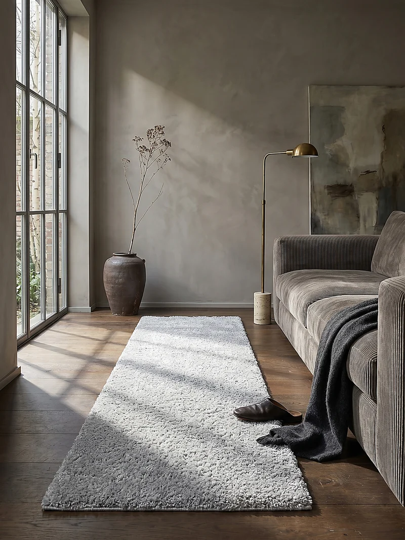 Teppich Hochflor Shaggy-Design, teddyweich