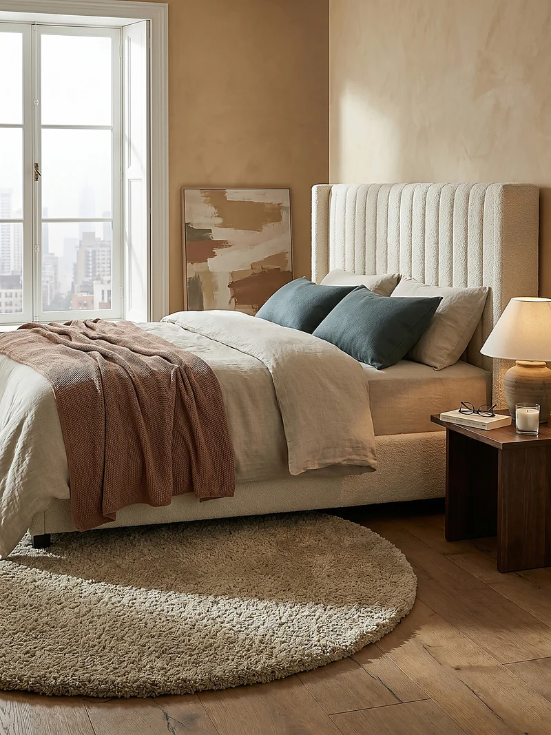 Teppich Hochflor Shaggy-Design, teddyweich