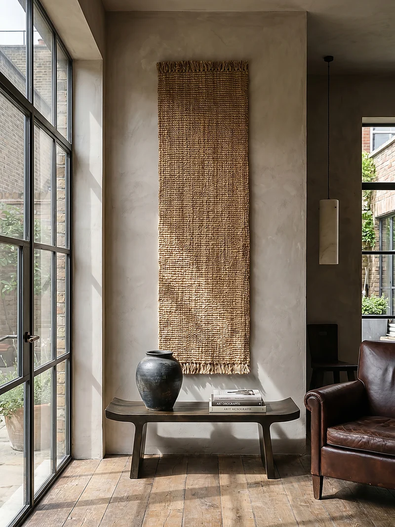 Teppich Jute Wende-Design, strapazierfähig