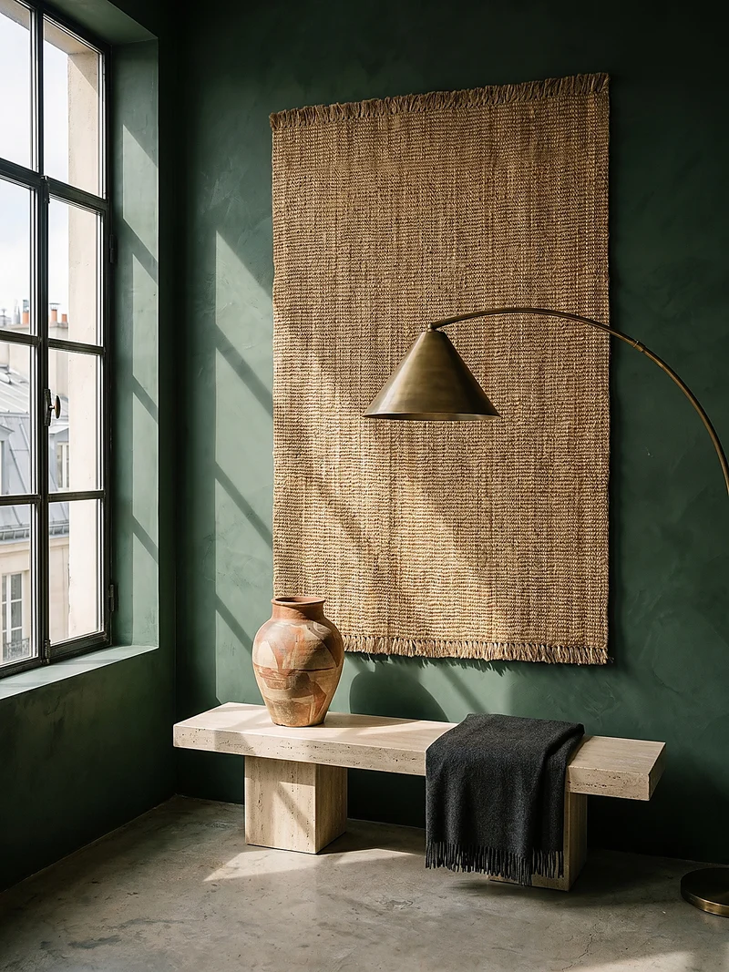 Teppich Jute Wende-Design, strapazierfähig