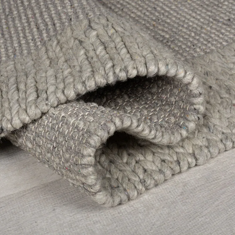 Wollteppich Strickstruktur · 69-78 % Wollanteil · 6 mm Kurzflor