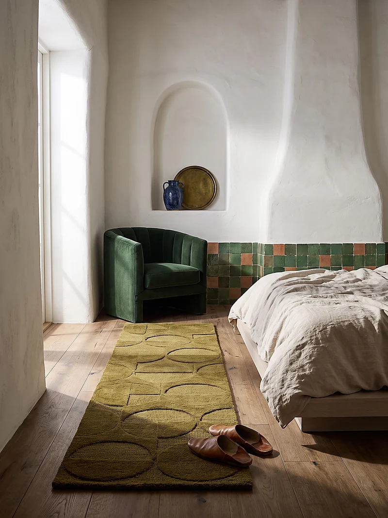 Wollteppich Geometrisches-Design, naturfarben NOAH