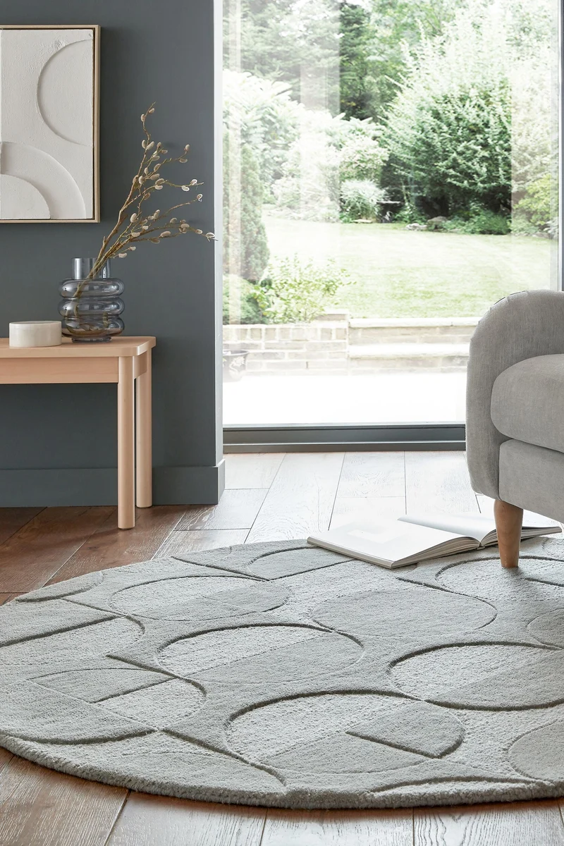 Wollteppich Geometrisches-Design, naturfarben NOAH