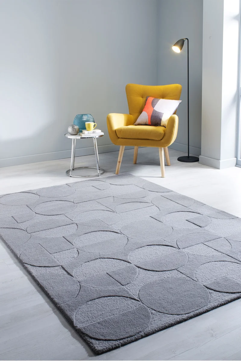 Wollteppich Geometrisches-Design, naturfarben NOAH