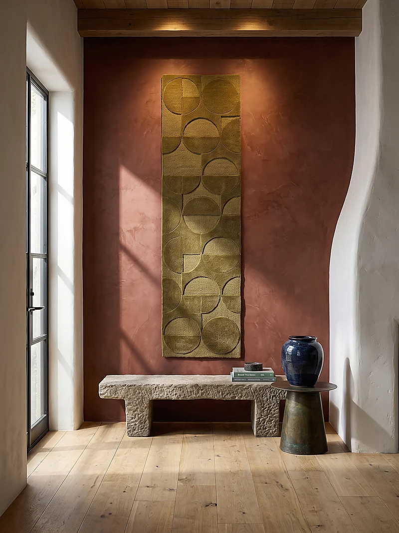 Wollteppich Geometrisches-Design, naturfarben NOAH