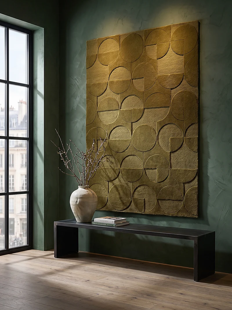 Wollteppich Geometrisches-Design, naturfarben NOAH
