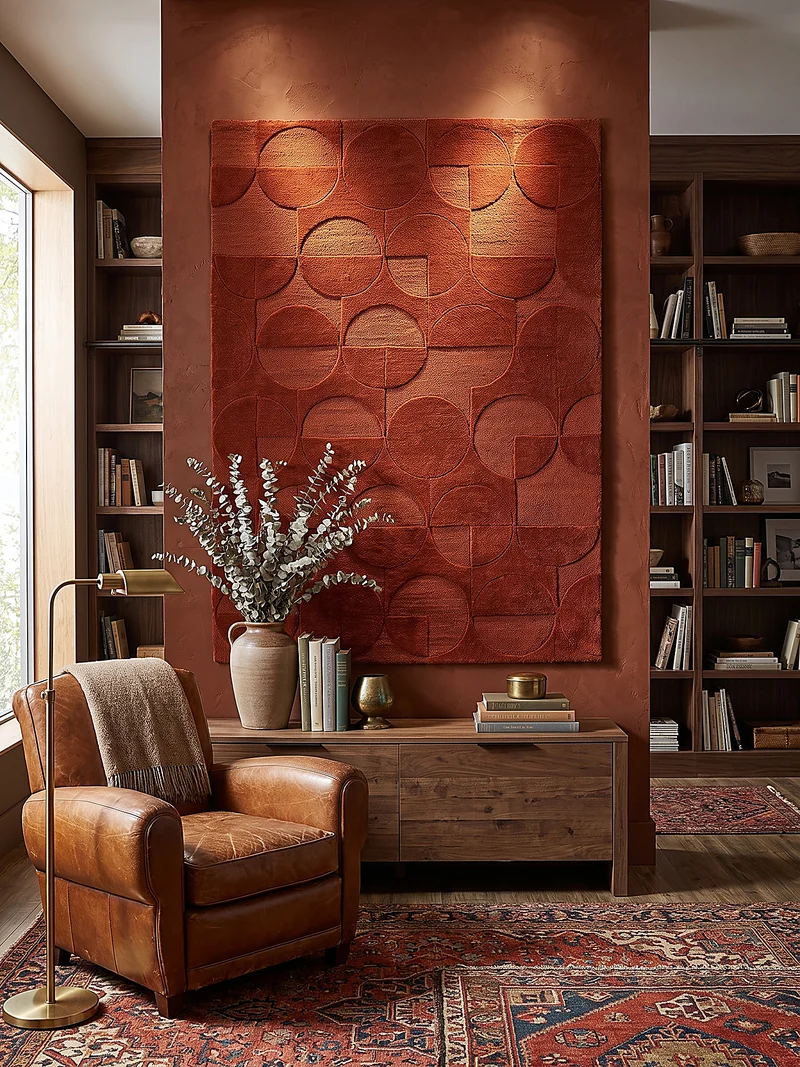 Wollteppich Geometrisches-Design, naturfarben NOAH
