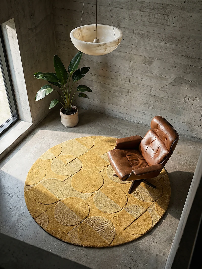 Wollteppich Geometrisches-Design, naturfarben NOAH