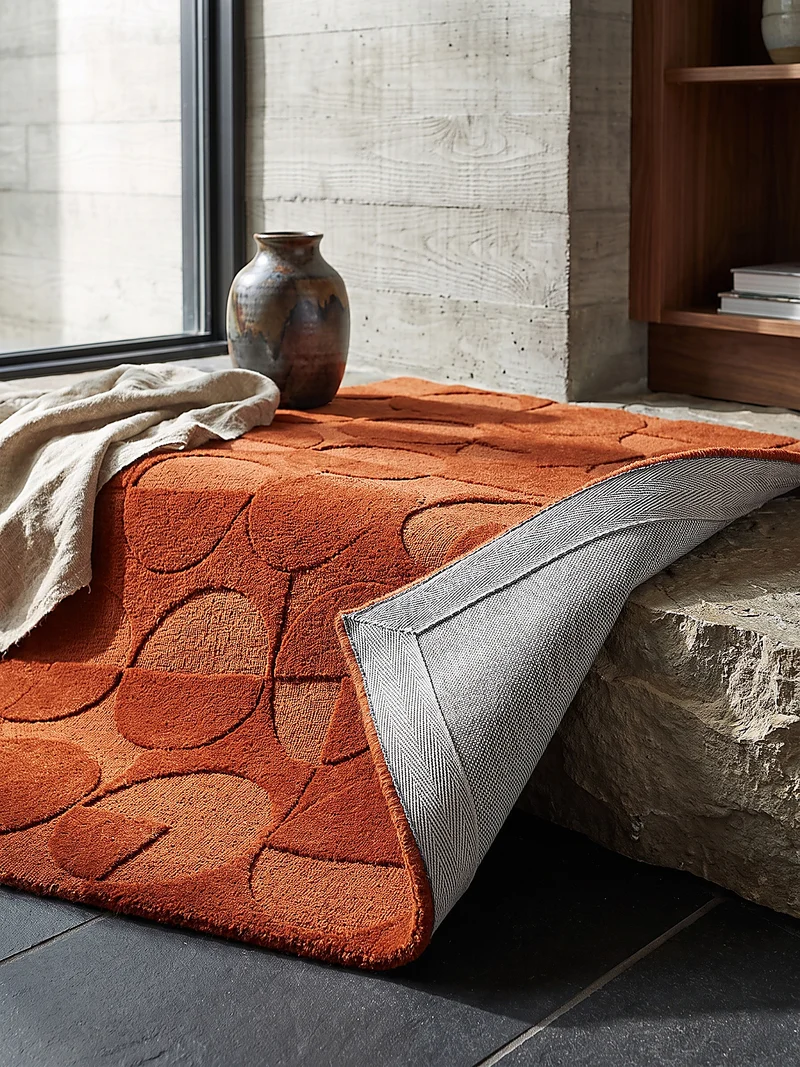 Wollteppich Geometrisches-Design, naturfarben NOAH