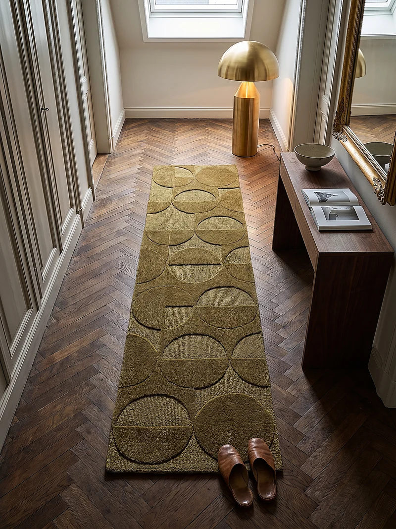 Wollteppich Geometrisches-Design, naturfarben NOAH