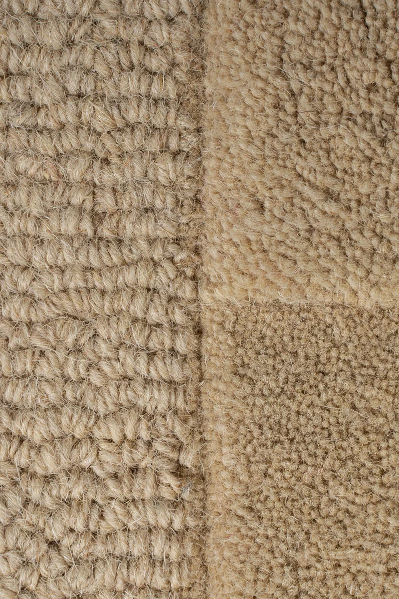 Wollteppich Geometrisches-Design, naturfarben NOAH